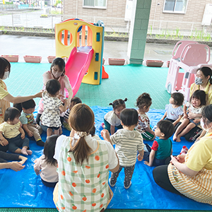 避難訓練の様子