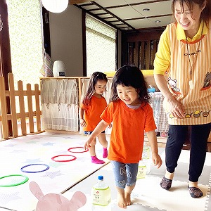 運動会の練習の様子